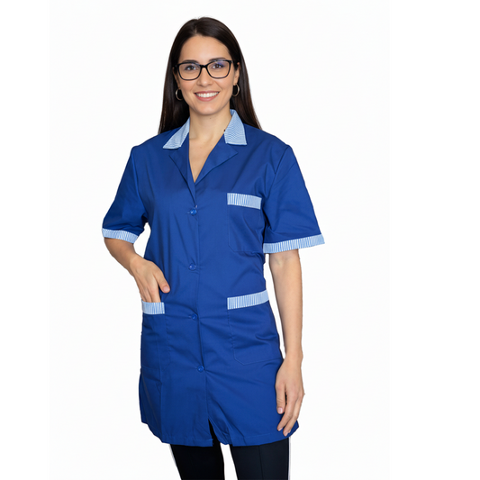 Casacca da lavoro donna Blue Royal mezza manica – COD: 2502