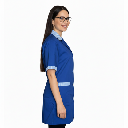 Casacca da lavoro donna Blue Royal mezza manica – COD: 2502