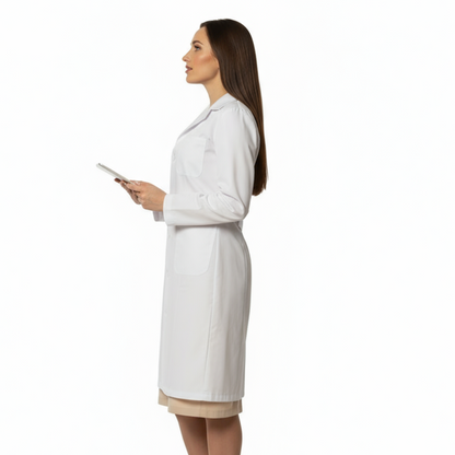 Camice da laboratorio,da lavoro donna,100% cotone pesante cod: 2507