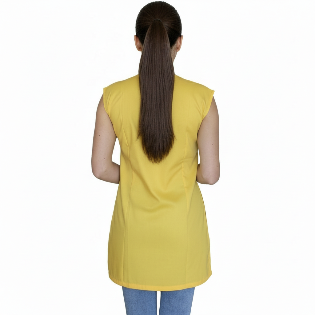 Camice da Lavoro Donna Giromanica No-Stiro Bianco – COD: 8808