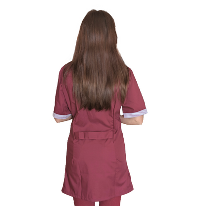 camice da lavoro donna,casacca bordeaux mm cod: 1302