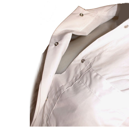 Casacca,camice da Lavoro Donna,Modello Avvitato,Manica Lunga,Bianco,Bottoni Automatici COD: 1811