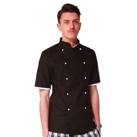 Giacca cuoco "light" nero cod: 7693