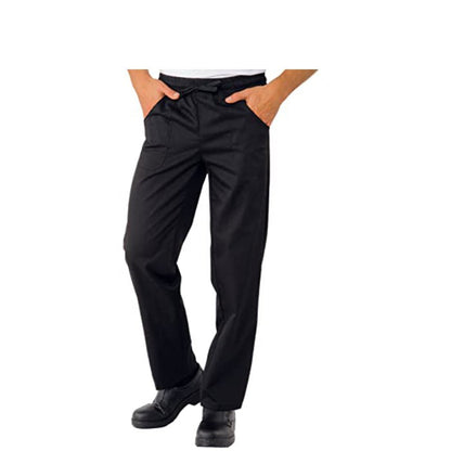 Pantalone da lavoro nero "regular-fit" cod:7821