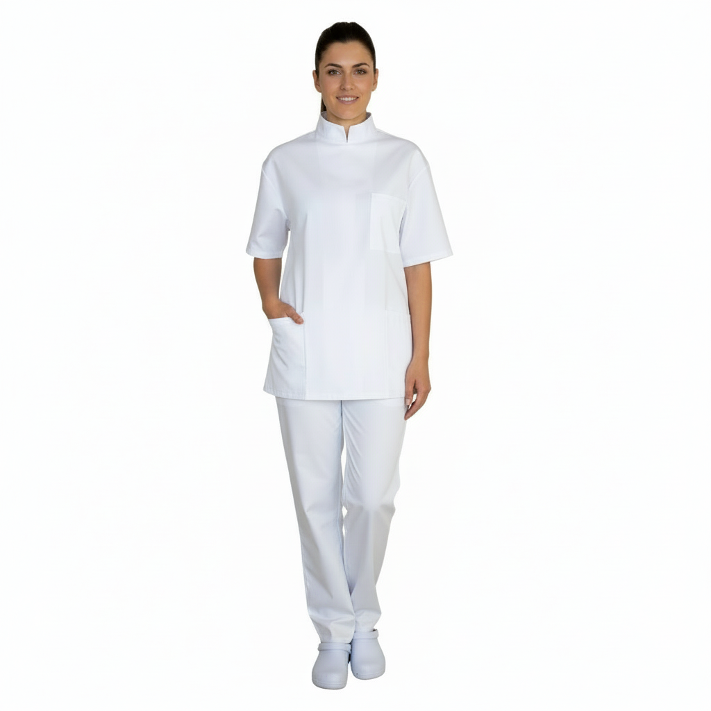 Divisa da lavoro,completa,unisex,zip collo coreano cod: 8309