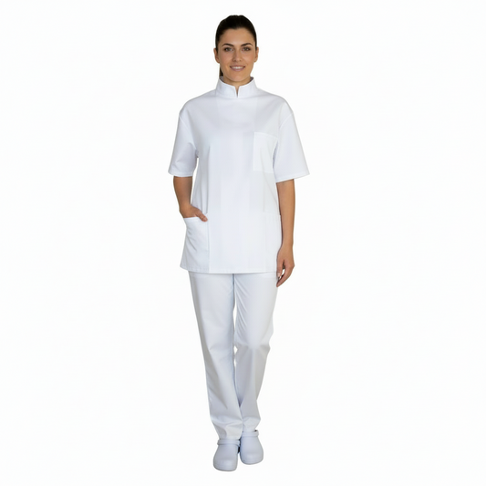 Divisa da lavoro,completa,unisex,zip collo coreano cod: 8309