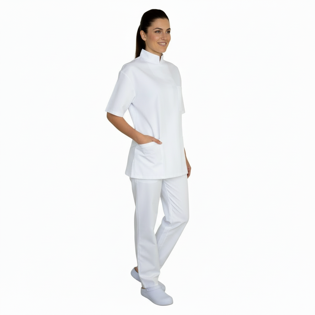 Divisa da lavoro,completa,unisex,zip collo coreano cod: 8309