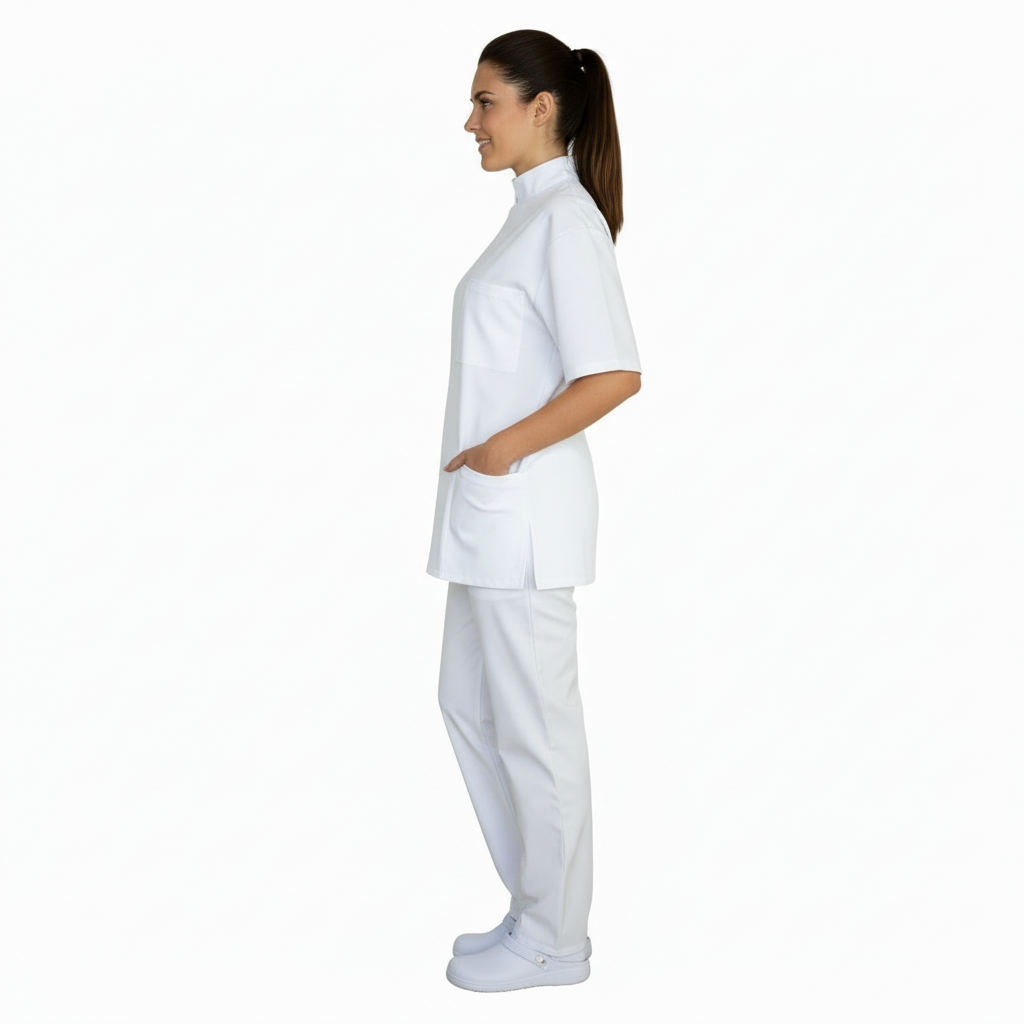 Divisa da lavoro,completa,unisex,zip collo coreano cod: 8309