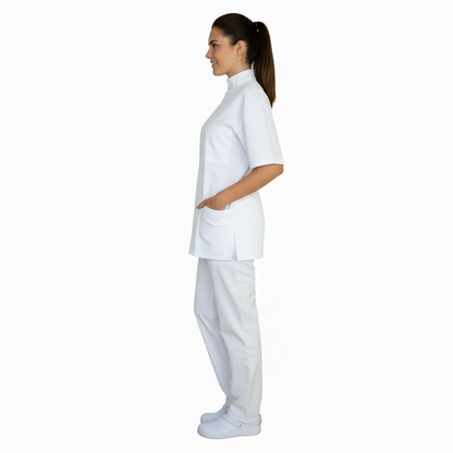 Divisa da lavoro,completa,unisex,zip collo coreano cod: 8309