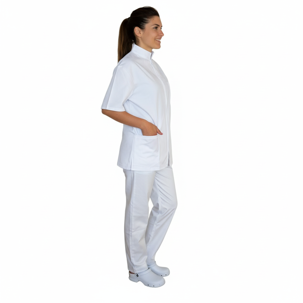 Divisa da lavoro,completa,unisex,zip collo coreano cod: 8309