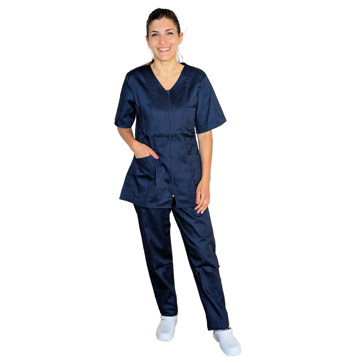 Divisa da lavoro,infermiera,oss, donna con zip cod: 1505