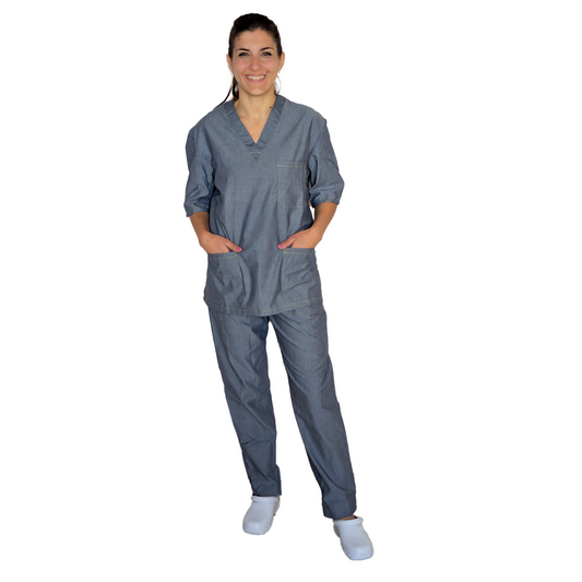Divisa da lavoro,unisex,in jeans cod: 8330
