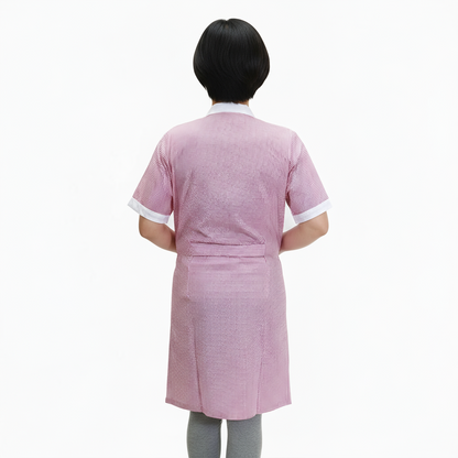 Camice da lavoro,quadretto rosa MM cod: 7272