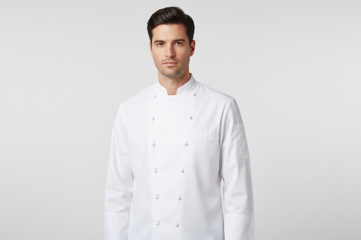 Giacca da cuoco,pasticciere,panettiere,cotone mezza manica cod: 30922