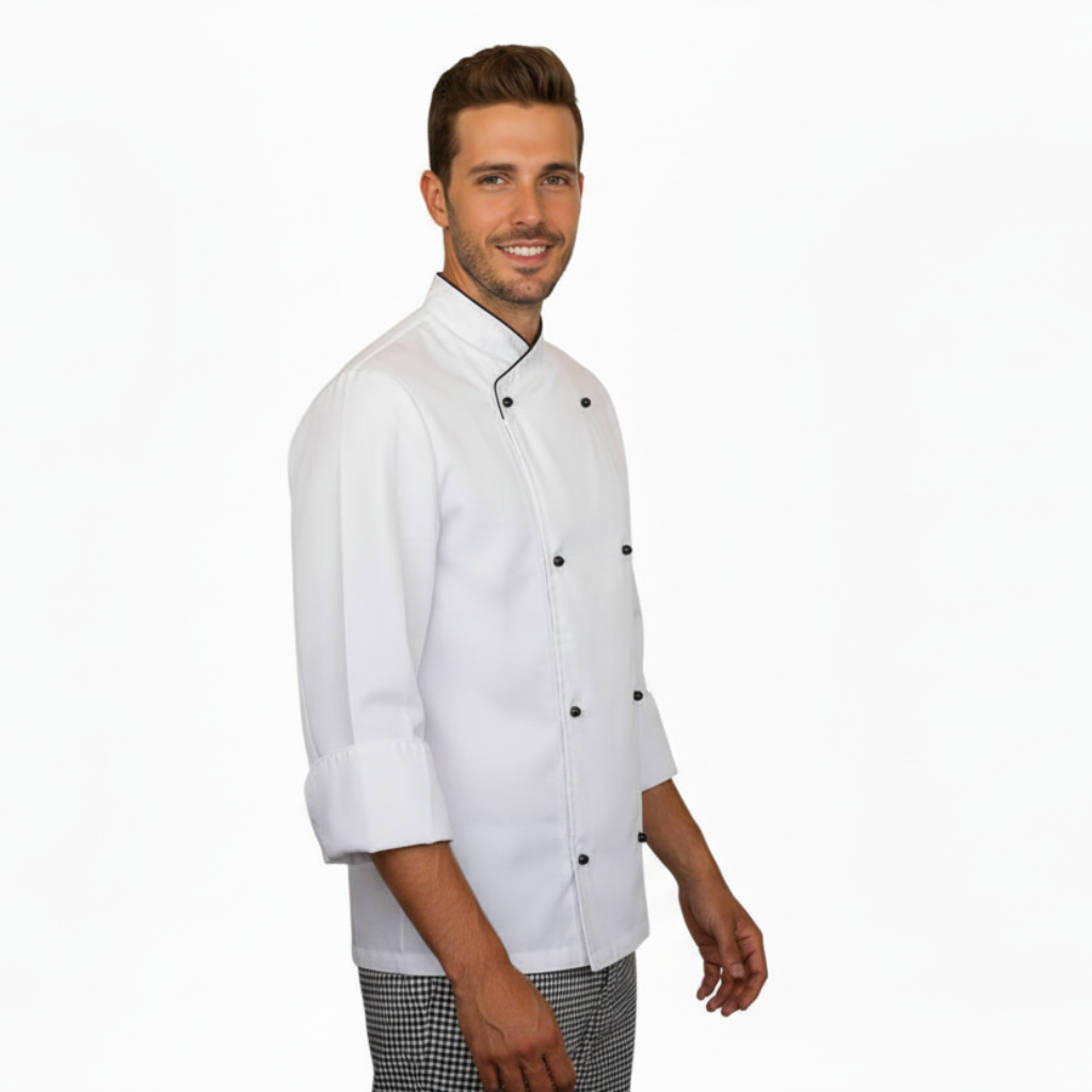 Giacca chef " slim" bianco cod: 7876