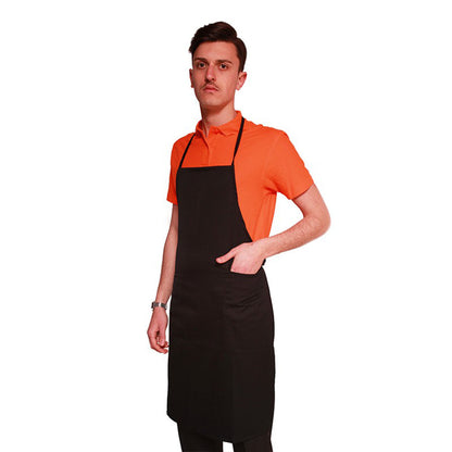 Grembiule parannanza con pettorina "nero" cod: 8097