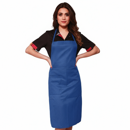 Grembiule parannanza con pettorina "blu" cod 8100