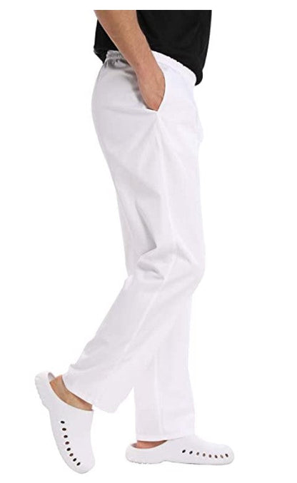 Pantalone da lavoro Unisex SLIM FIT "BIANCO" cod: 1805