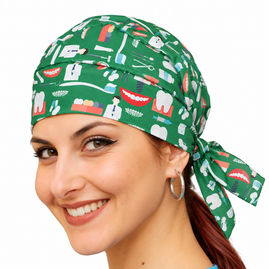 Bandana da lavoro in cotone per cucina, cod. 2701