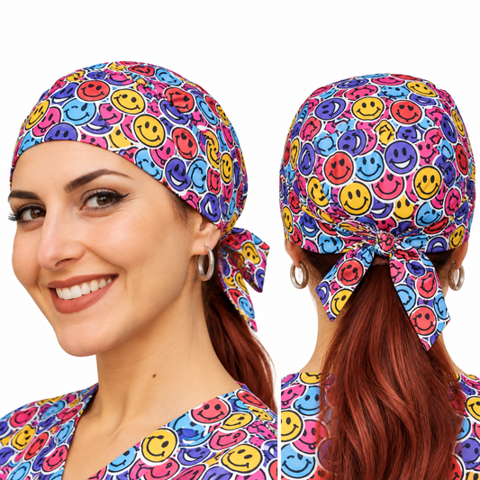 Bandana da lavoro in cotone per cucina, cod. 2702