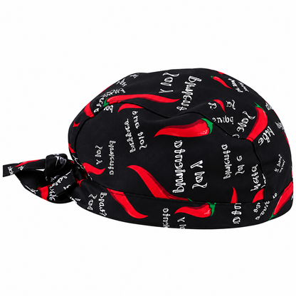 Bandana da lavoro 100% cotone Made in Italy per cuoco, cod. 8170