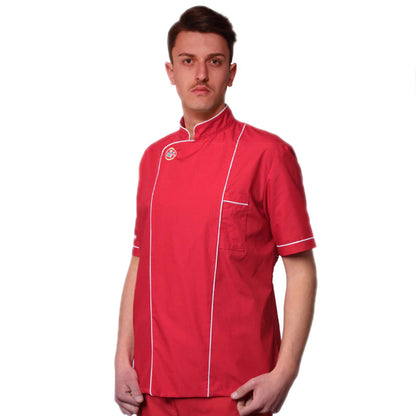 Giacca pizzaiolo "rosso" cod:8019
