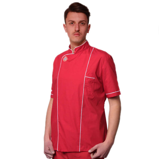 Giacca pizzaiolo "rosso" cod:8019