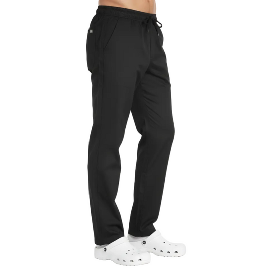 Pantalone da lavoro nero "regular-fit" cod:7821