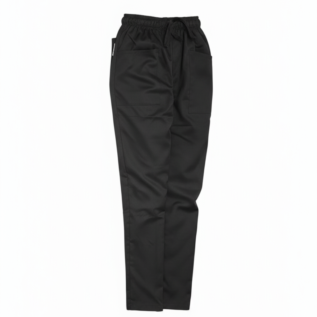 Pantalone da lavoro nero "regular-fit" cod:7821