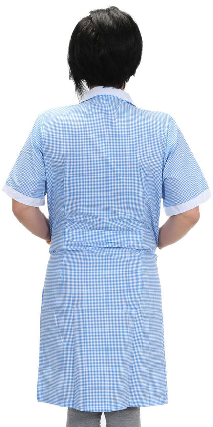 Camice da lavoro,  quadretto azzurro MM cod: 7289