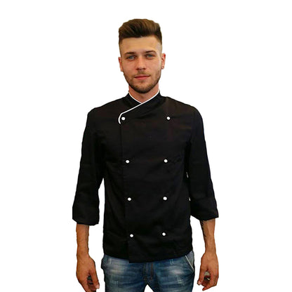 Giacca cuoco-chef "nero slim" cod: 7685