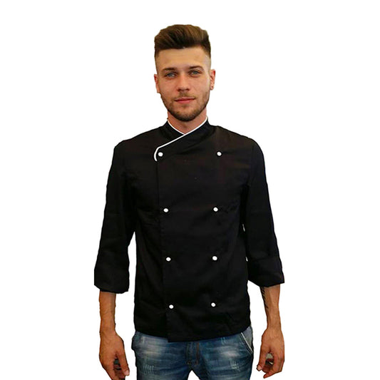 Giacca cuoco-chef "nero slim" cod: 7685