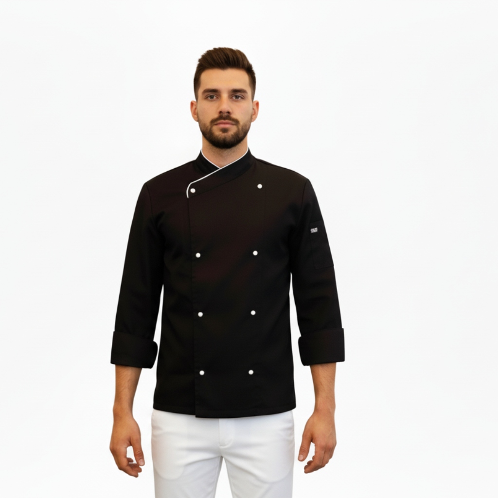 Giacca cuoco-chef "nero slim" cod: 7685