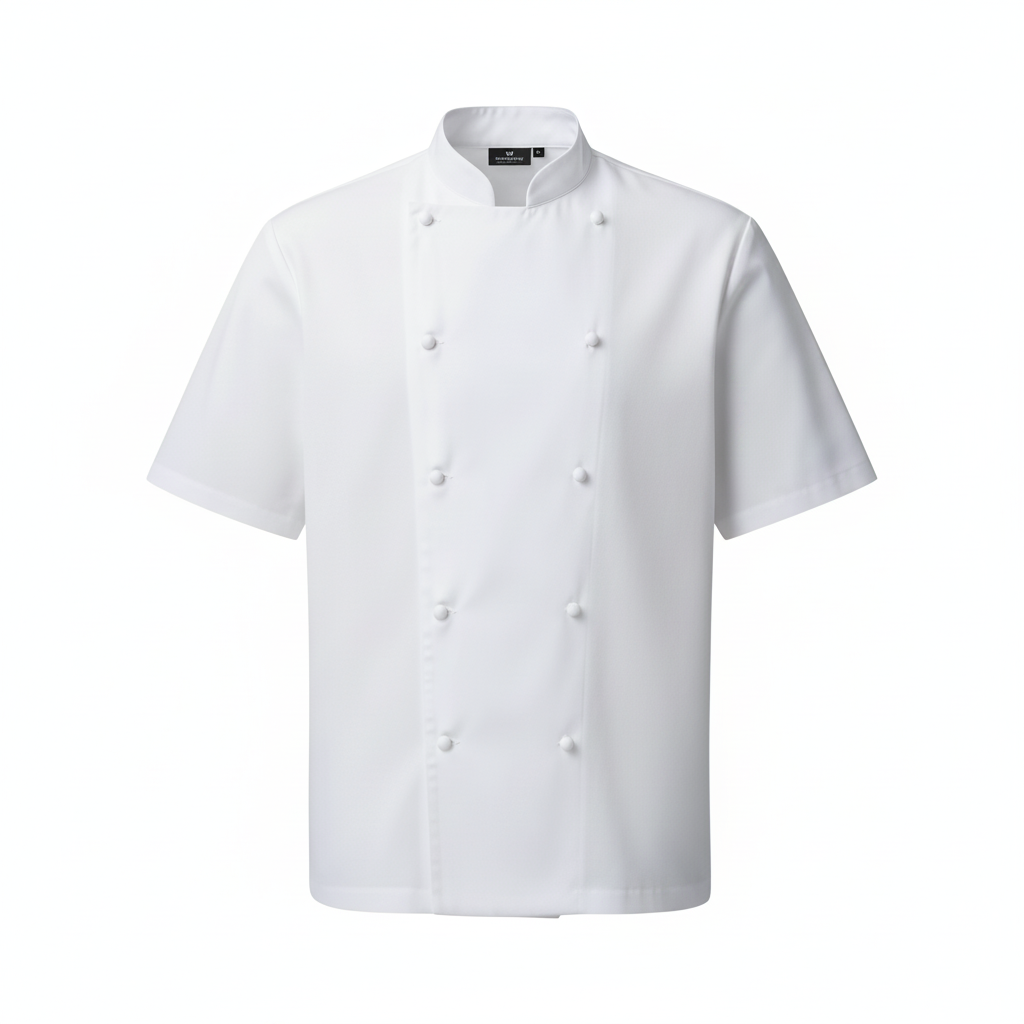 Giacca da cuoco,pasticciere,panettiere,cotone mezza manica cod: 30922