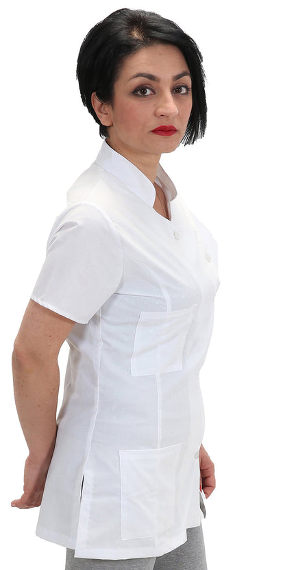 Casacca da lavoro,camice slim bianco "mod londinese" COD: 7050