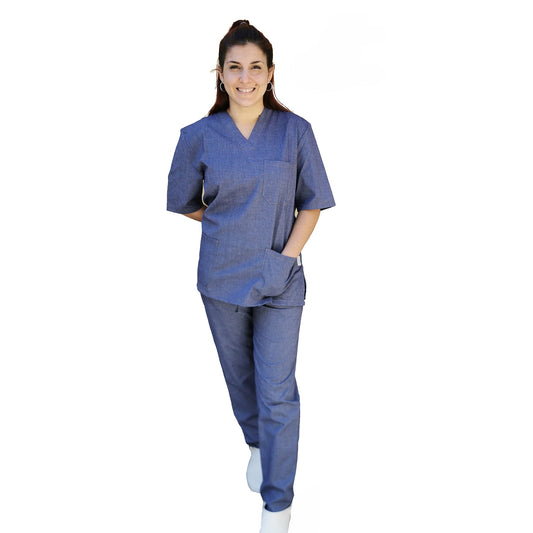 Divisa da lavoro,unisex,in jeans cod: 8330