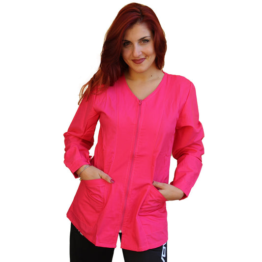 Casacca zip Manica lunga "Fuchsia" Cod:1906