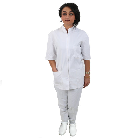 Divisa da lavoro,completa,unisex,zip collo coreano cod: 8309