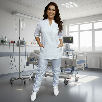 Divisa da Lavoro Donna Scollo Cuore Mezza Manica – COD: 8385