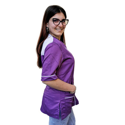Casacca,camice da lavoro con zip S.A.S cod: 040321