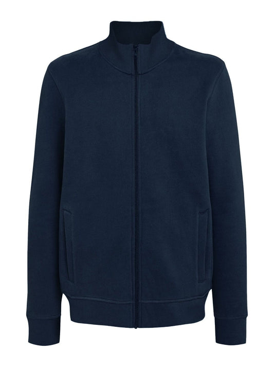Felpa Zip intera blu cod: 340