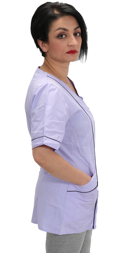 Camici da lavoro donna,casacche con zip cod: 1405