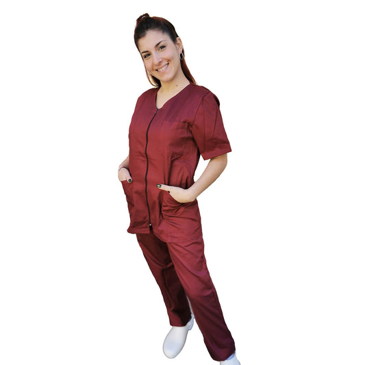 Divisa zip donna bordeaux cod: 8361