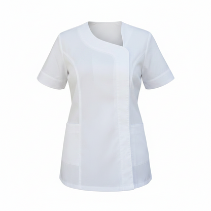 Camice Casacca da Lavoro Donna Mod. Beauty Bianco cod. 290723 – Made in Italy