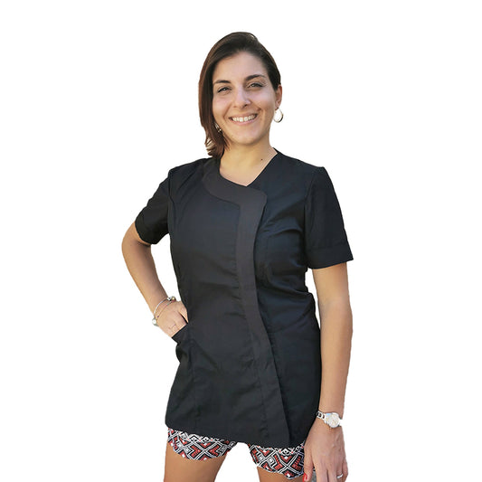 camice da lavoro,casacca modello beauty, nero Cod: 290724