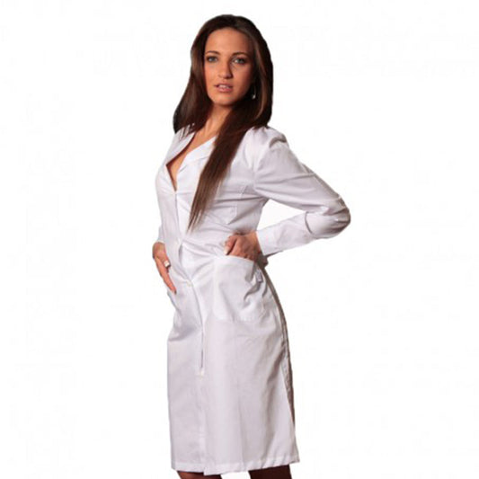 Camice da laboratorio,da lavoro donna,100% cotone pesante cod: 2507