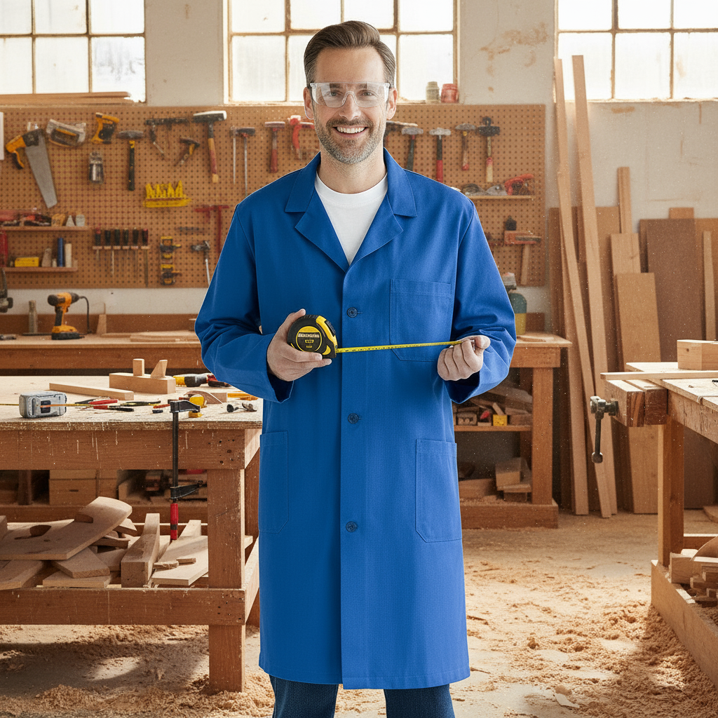 Camici da uomo multiuso "blue royal" cod: 9093