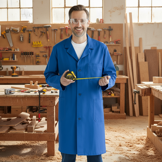 Camici da uomo multiuso "blue royal" cod: 9093