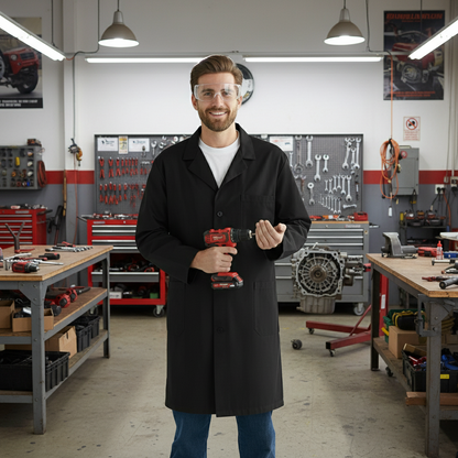 Camici da lavoro multiuso uomo "Nero" cod: 2211