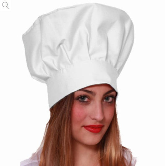 cappello cuoco unisex "bianco" cod :8064